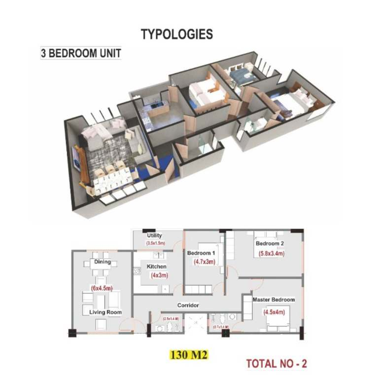 3 bedroom